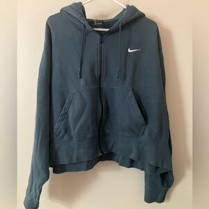 Nike Dark Blue Full-Zip Hoodie